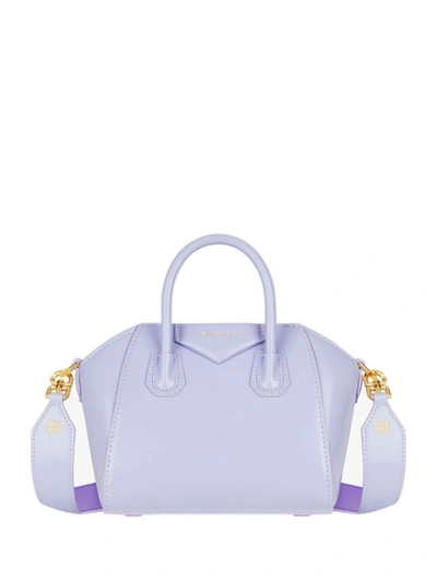 Shop Givenchy Women Antigona Toy Bag In Purple