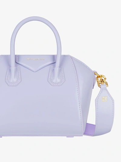 Shop Givenchy Women Antigona Toy Bag In Purple
