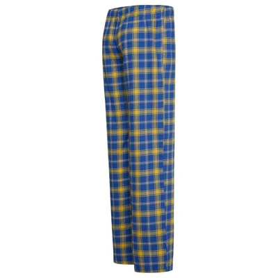 Shop Concepts Sport Royal/gold Ucla Bruins Arctic T-shirt & Flannel Pants Sleep Set