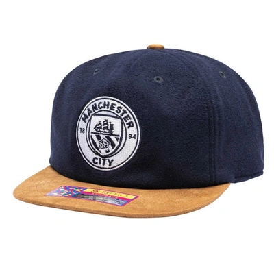Shop Fan Ink Navy Manchester City Lafayette Snapback Hat