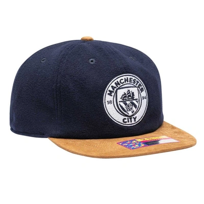 Shop Fan Ink Navy Manchester City Lafayette Snapback Hat