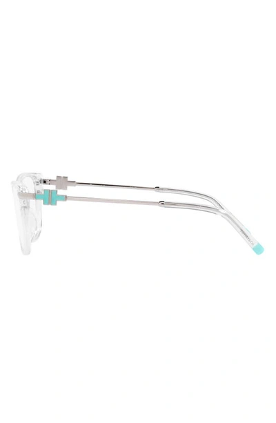 Tiffany & Co 54mm Rectangular Optical Glasses In Clear