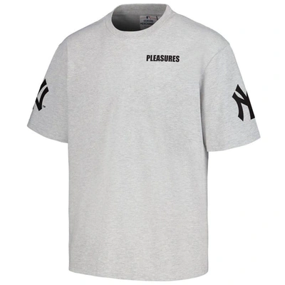 Shop Pleasures Gray New York Yankees Team T-shirt