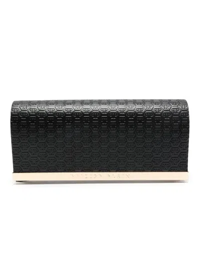 Philipp Plein Marbled Square-frame Sunglasses In Black
