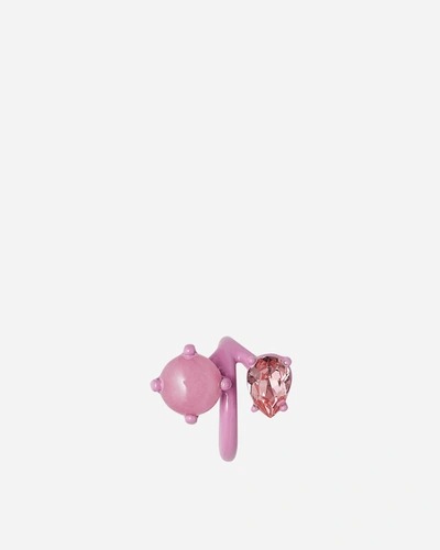 Shop Panconesi Corolla Ear Cuff In Pink