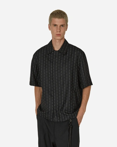 Shop Alyx Pinstripe Shortsleeve Shirt In Black