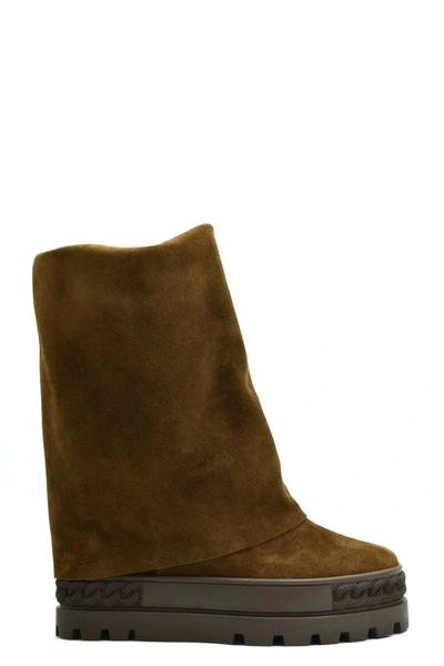 Shop Casadei Boots In Brown