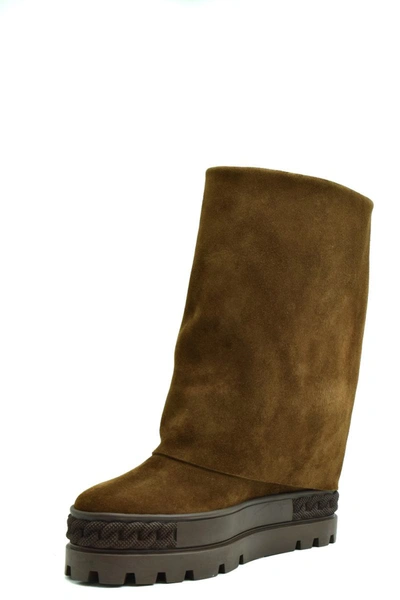 Shop Casadei Boots In Brown