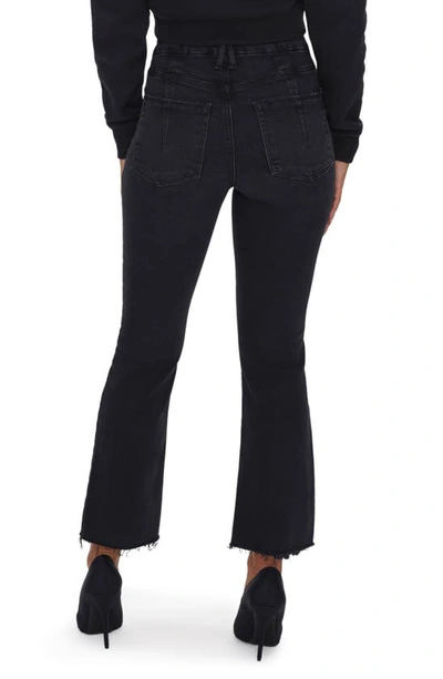 Good American Good Legs Black Cropped Mini Bootcut Jean In Black267