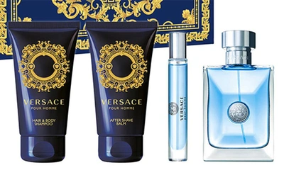 Shop Versace Pour Homme 4-piece Fragrance Gift Set $175 Value
