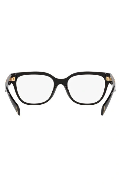 Shop Versace 52mm Pillow Optical Glasses In Black