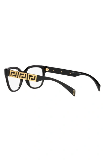 Shop Versace 52mm Pillow Optical Glasses In Black