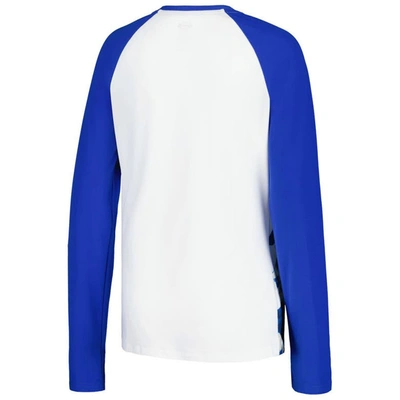 Shop Concepts Sport Royal Kentucky Wildcats Tinsel Ugly Sweater Long Sleeve T-shirt & Pants Sleep Set