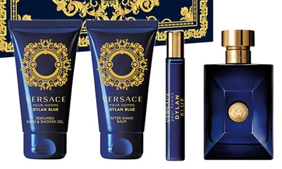 Shop Versace Dylan Blue Pour Homme 4-piece Fragrance Gift Set $176 Value