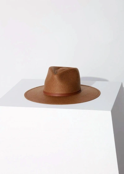 Shop Janessa Leone Sherman Hat In Brown