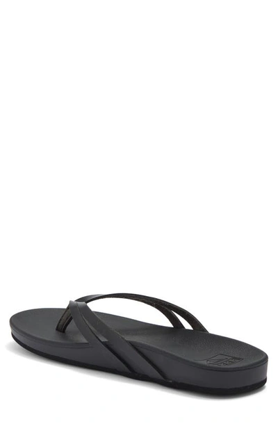 Shop Reef Cushion Spring Sandal In Black