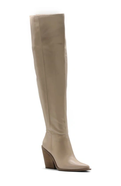 Shop Charles By Charles David Wrecker Over The Knee Boot In Linen