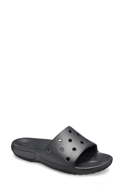 Shop Crocs Gender Inclusive Classic Slide Sandal In Black