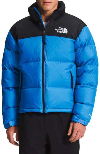 Shop The North Face 1996 Retro Nuptse 700 Fill Power Down Packable Jacket In Super Sonic Blue