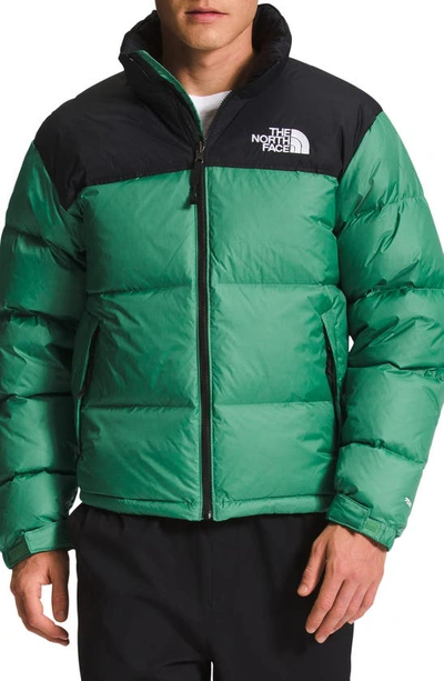 The North Face 1996 Retro Nuptse 700 Fill Power Down Packable Jacket In Deep Grass Green