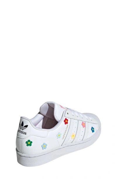 Shop Adidas Originals X Hello Kitty® Kids' Superstar Sneaker In White/ White/ Black