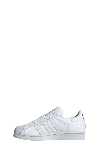 Shop Adidas Originals X Hello Kitty® Kids' Superstar Sneaker In White/ White/ Black