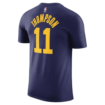 Shop Jordan Brand Klay Thompson Navy Golden State Warriors 2022/23 Statement Edition Name & Number T-shir