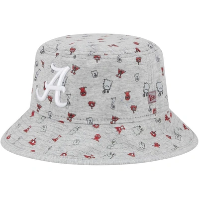 Shop New Era Toddler   Heather Gray Alabama Crimson Tide Critter Bucket Hat