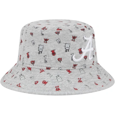 Shop New Era Toddler   Heather Gray Alabama Crimson Tide Critter Bucket Hat