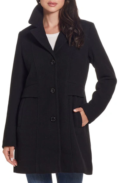 Shop Gallery A-line Coat In Black