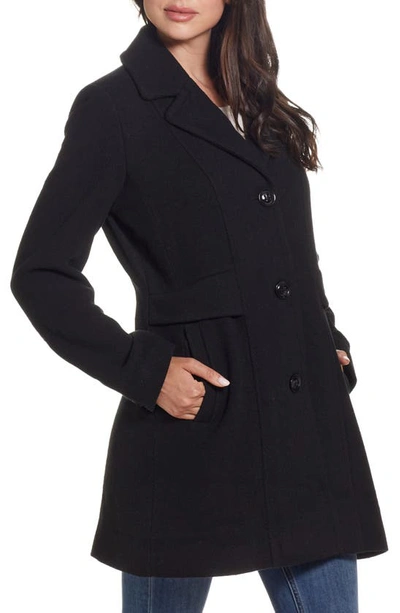 Shop Gallery A-line Coat In Black