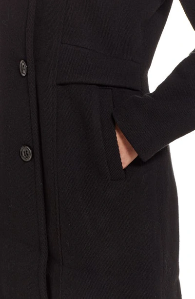 Shop Gallery A-line Coat In Black