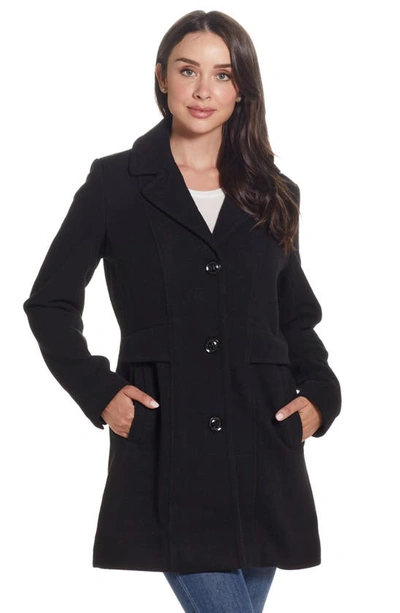 Shop Gallery A-line Coat In Black