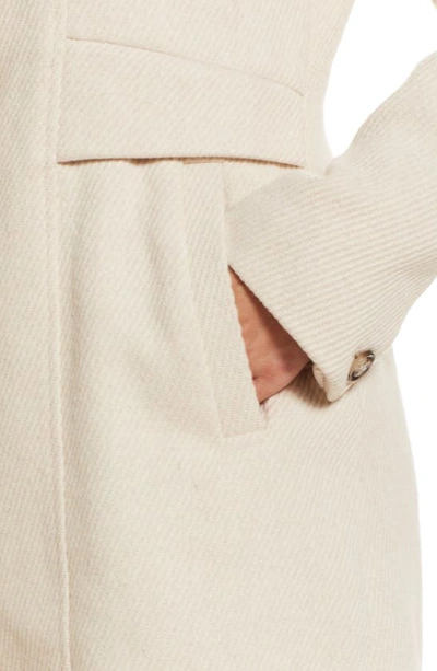 Gallery Long Coat In Cream