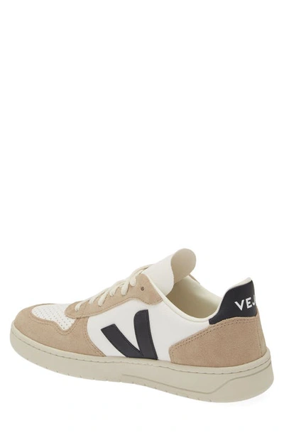 Shop Veja V-10 Sneaker In Sahara/ Extra-white/ Black