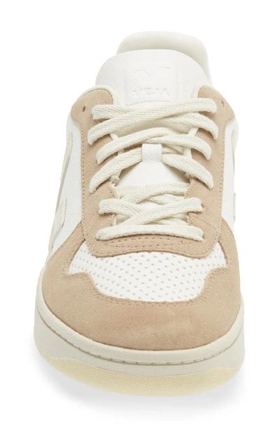 Shop Veja V-10 Sneaker In Extra White Sahara Paros