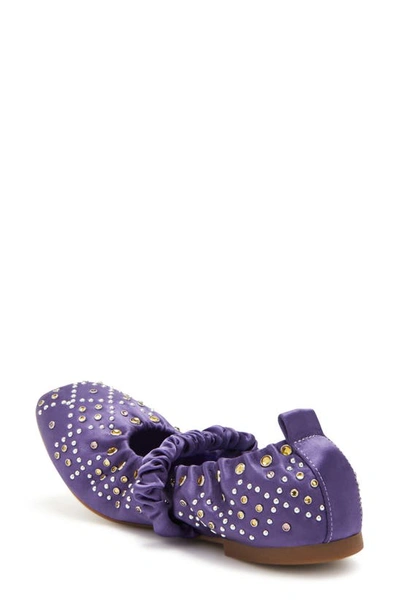 Katy Perry Women's The Jammy Scrunch Square Toe Flats In Violet Light