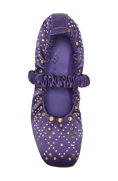 Katy Perry Women's The Jammy Scrunch Square Toe Flats In Violet Light