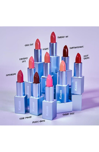 Shop Kosas Weightless Lip Color Nourishing Satin Lipstick In High Cut
