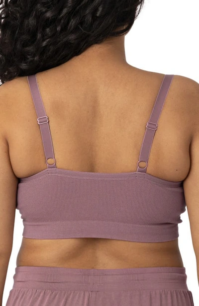 Shop Kindred Bravely Sublime Wireless Hands Free Pumping/nursing Sleep Bra In Twilight