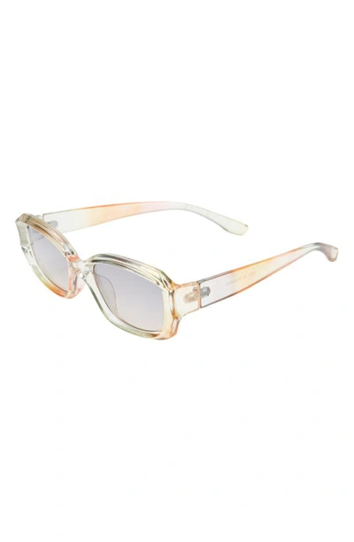 Shop Bp. Rectangular Sunglasses In Orange- Yellow Multi