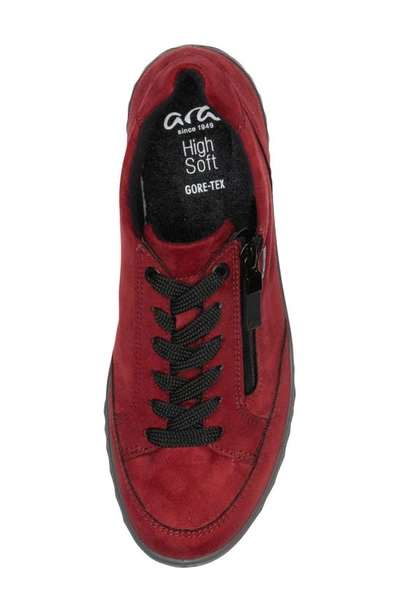 Ara Allesandra Waterproof Sneaker In Rubin