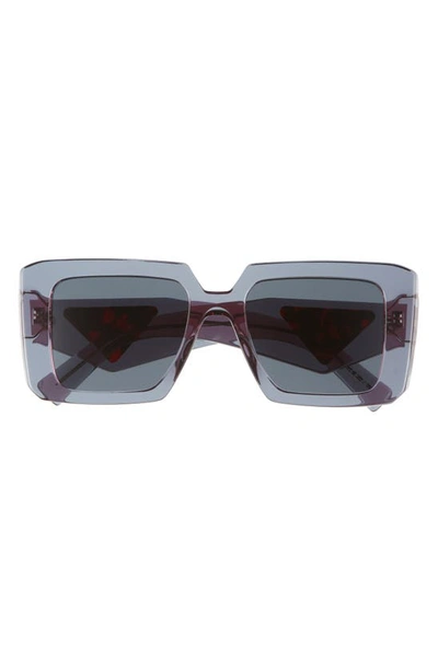 Shop Prada 51mm Square Sunglasses In Dark Grey
