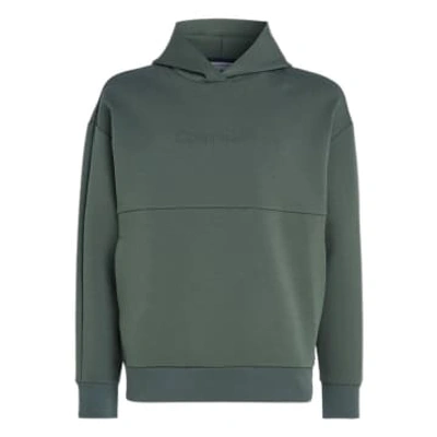 Shop Calvin Klein Menswear Embossed Logo Comfort Hoodie