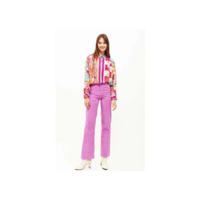 Shop Wild Pink Corduroy Trousers