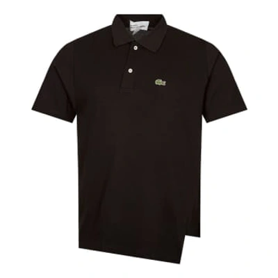 Shop Comme Des Garcons Shirt X Lacoste Polo Shirt In Black