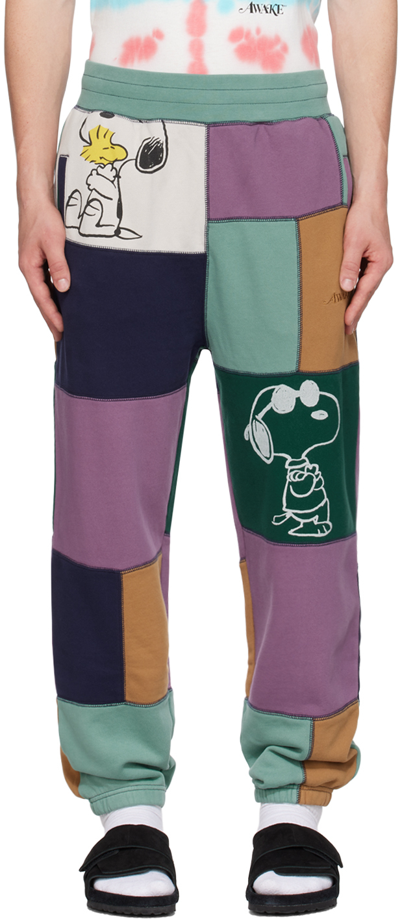 Shop Awake Ny Multicolor Patchwork Sweatpants