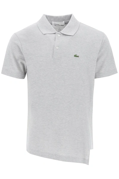 Shop Comme Des Garçons Shirt Lacoste Crocodile Polo Shirt In Grey