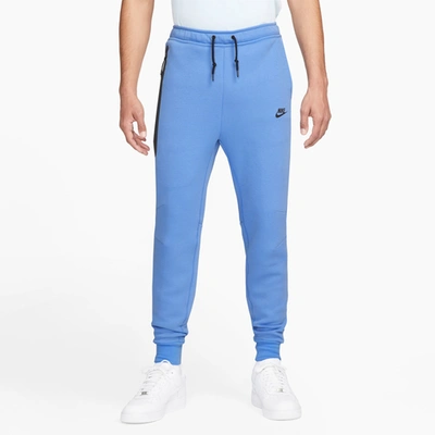 Shop Nike Mens  Tech Fleece Joggers In Blue/black