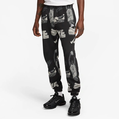 Shop Nike Mens  Nsw Bold School Cuffed Pants In Off Noir